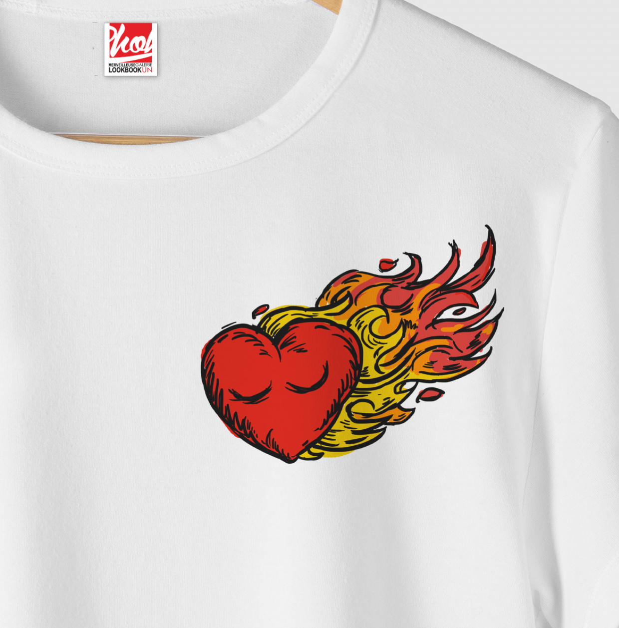 T-shirt "Burning Heart